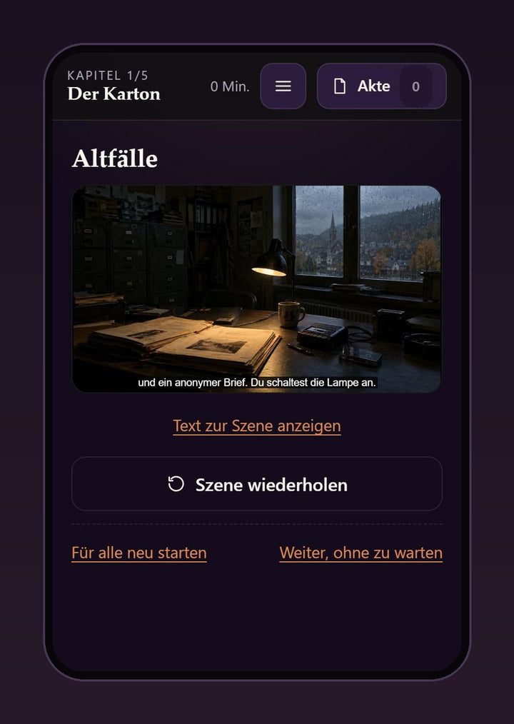 Szenen sehen und hören